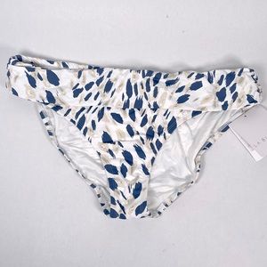 LA Blanca Swim Bottoms Size 14 White and Blue